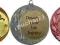 Medal Prezent Nagroda -  7cm +szarfa +tabliczka