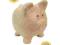 Figurka z paper mache - Świnka skarbonka