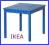 Stolik stół dziecięcy IKEA KRITTER kolor niebieski