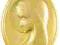 ZŁOTY MEDALIK, Madonna  pr.585 - NOWOŚĆ -15%