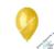 *OKAZJA* Balony 10' żółte metalizowane 100szt
