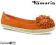 !HIT 2012!Tamaris 22108 pomarańcz balerina - r. 39