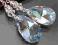 Kolczyki SWAROVSKI długie moonlight błyszczące 444