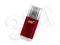PQI FLASHDRIVE 4GB USB 2.0 TRAVEL. U273 RED