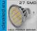 Żarówka GU10 27 LED 5050 SMD PRZETWORNICA CCD IP44