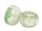 PD219 Lampwork koraliki modułowe z kwiatkami bia