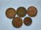 5 Starych Monet  z Południowej Afryki od 1938