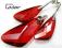 komplet SWAROVSKI czerwony WING red magma W-wa