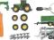 BRUDER 00412 BRELOCZEK JOHN DEERE Z AKCESORIAMI