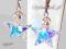 ** Swarovski ** Piękne Gwiazdy Crystal AB Komplet
