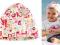 H&M CZAPKA BABY LITERKI__74/80 wiosna