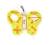 Motyl do nauki sznurowania Voila żółty