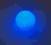 Lampa kulka 8 LED niebieska 1W E27 Spectrum