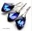 SWAROVSKI GALACTIC BERMUDA BLUE KOMPLET ~ 2 kolory