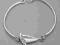 Srebrna bransoletka 1-element zaglowka RABAT -25%