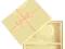 Opakowanie na komplet kart. OP-K007/K ecru k.s.