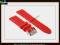PASEK DO ZEGARKA SILIKON 22 mm S255.22.6  CZERWONY