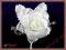 Stroik Białe Róże srebro ŚLUB CHRZCINY KOMUNIA