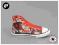 Trampki Converse 322150 PRINT HI YTH 32 WYPRZEDAŻ