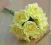 Piękny żółty bukiecik róż X 8,sztuczne kwiaty