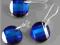komplet Swarovski Bermude Blue  twist 18mm
