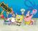 Spongebob Cast - plakat 50x40cm