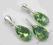 SWAROVSKI KLIPSY I WISIOREK PERIDOT AB SVAROWSKI