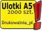 ULOTKI A5 2000 szt - Dwustronne - ULOTKA A5