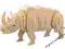 PUZZLE PRZESTRZENNE 3D DREWNIANY NOSOROŻEC