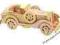 PUZZLE PRZESTRZENNE 3D DREWNIANY CAR
