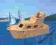 PUZZLE PRZESTRZENNE 3D DREWNIANY JACHT