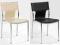 Krzesło metalowe czarne kremowe K95 kuchnia salon