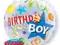 Balon Bubble 56cm Birthday Boy, Urodziny prezent