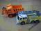 MatchBox zestaw 2 pojazdów STRAŻ i WYWROTKA