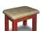 Taboret Ryczka-t7 tapicerowana