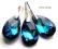 SWAROVSKI  MIGDAL SREBRO DUZE KOMPLET ~ 12 kolorow