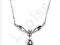 Delikatny naszyjnik srebrny firmy Yes - Verona