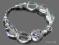 Szkło, perły - bransoletka