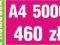 ULOTKI A4 5000 szt kreda 135g w 2 dni PROMOCJA