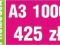 ULOTKI A3 1000 szt kreda 135g w 2 dni PROMOCJA