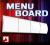 Kaseton menu menuboard board LED do baru 50x50cm