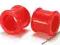 Czerwone silikonowe tunele tunel plugi plug  14mm