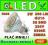 ŻARÓWKA GU10 LED 38 SMD HALOGEN ZIMNA 300lm 2W K28
