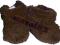 BUCIKI NIEMOWLĘCE kapcie puchate czekoladowe