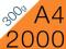 ULOTKI A4 2000 szt kreda mat 300g w 3 dni