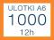 ULOTKI A6 1000 szt jednostronne w 12 godzin
