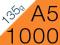 ULOTKI składane A5 1000 szt kreda mat 135g
