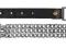 ŁAŃCUSZEK METAL/SKÓRA 55cm CZARNY TX-21821