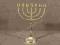 MENORA - świecznik żydowski, duży, mosiądz !!!