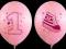 BALONY 14 cali 50szt ROCZEK URODZINY 14-222-004a